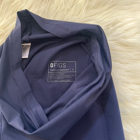 FIGS Zamora Maternity Scrub Pants – Navy Blue | Size Small - Picture 6 of 9